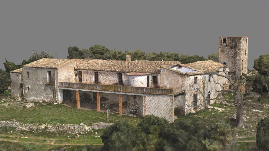 3D-Modell Torre Can Plans